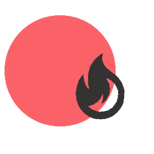 Icon von Flamme